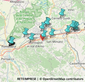 Mappa Via Giancarlo Pajetta, 56028 San Miniato PI, Italia (9.355)