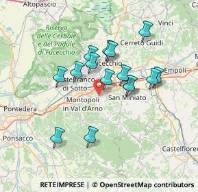 Mappa Via Giancarlo Pajetta, 56028 San Miniato PI, Italia (6.19933)