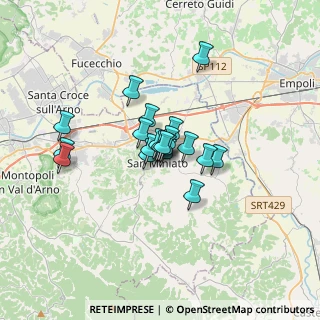Mappa Piazza Dante Alighieri, 56028 San Miniato PI, Italia (2.138)