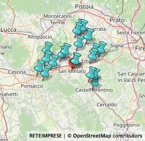 Mappa Piazza Dante Alighieri, 56028 San Miniato PI, Italia (10.449)
