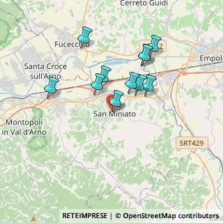 Mappa Via Francesco Guicciardini, 56028 San Miniato PI, Italia (3.23545)