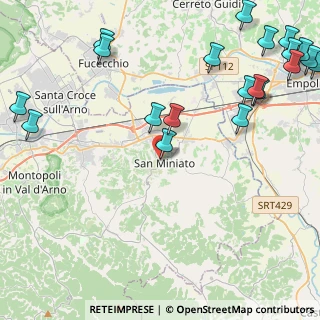 Mappa Via Francesco Guicciardini, 56028 San Miniato PI, Italia (6.4235)