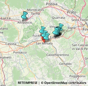Mappa Via Francesco Guicciardini, 56028 San Miniato PI, Italia (9.97786)