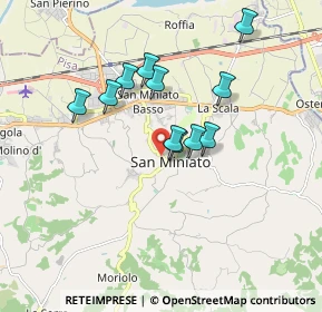 Mappa Via Francesco Guicciardini, 56028 San Miniato PI, Italia (1.49)