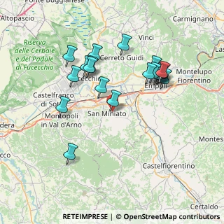 Mappa PIAZZA 10, 56028 San Miniato PI, Italia (7.44053)
