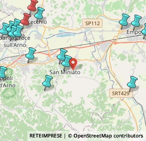 Mappa PIAZZA 10, 56028 San Miniato PI, Italia (6.56222)