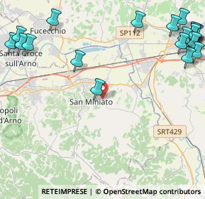 Mappa PIAZZA 10, 56028 San Miniato PI, Italia (6.896)