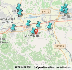 Mappa PIAZZA 10, 56028 San Miniato PI, Italia (5.01667)
