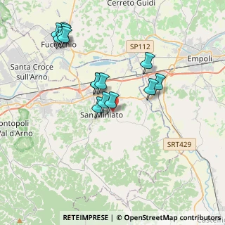 Mappa PIAZZA 10, 56028 San Miniato PI, Italia (3.72857)