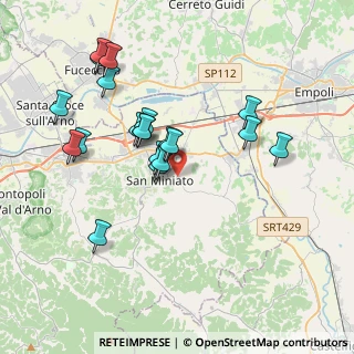Mappa PIAZZA 10, 56028 San Miniato PI, Italia (3.7685)