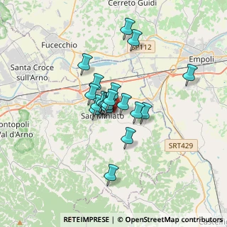 Mappa PIAZZA 10, 56028 San Miniato PI, Italia (2.345)