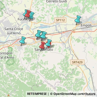 Mappa Piazza XX Settembre, 56028 San Miniato PI, Italia (3.81273)