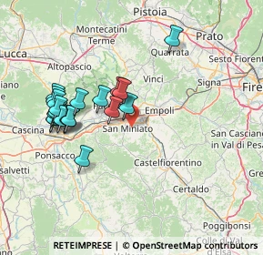 Mappa Piazza XX Settembre, 56028 San Miniato PI, Italia (15.2315)