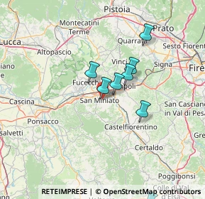 Mappa PIAZZA 10, 56028 San Miniato PI, Italia (39.54538)