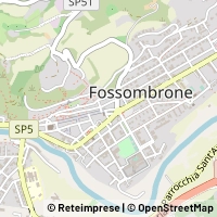 Mapa Fossombrone