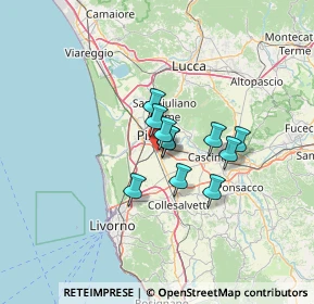 Mappa Via le Rene, 56121 Pisa PI, Italia (8.37909)