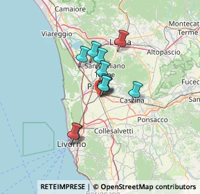 Mappa Via le Rene, 56121 Pisa PI, Italia (8.95636)