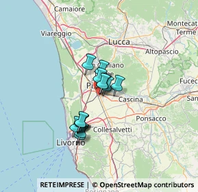 Mappa Via le Rene, 56121 Pisa PI, Italia (9.12643)