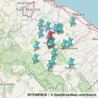 Mappa Via Gaetano Donizetti, 61033 Fermignano PU, Italia (11.32263)