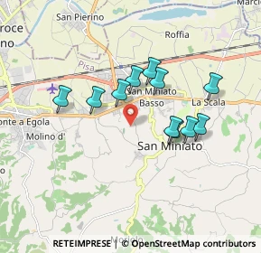 Mappa 56028 San Miniato PI, Italia (1.51364)