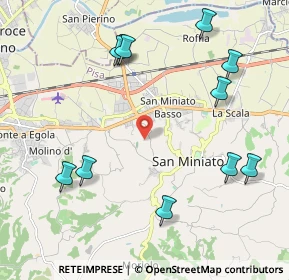 Mappa 56028 San Miniato PI, Italia (2.50818)