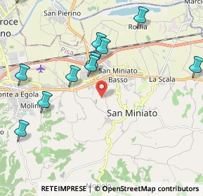 Mappa 56028 San Miniato PI, Italia (2.51909)