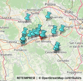 Mappa 56028 San Miniato PI, Italia (10.89211)