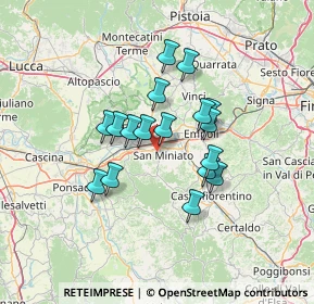 Mappa 56028 San Miniato PI, Italia (10.83294)