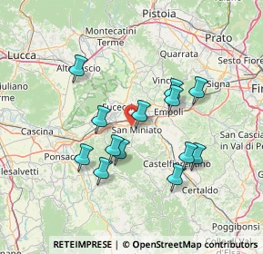 Mappa 56028 San Miniato PI, Italia (13.15385)