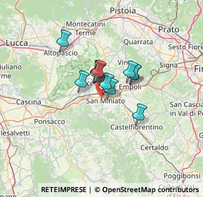 Mappa 56028 San Miniato PI, Italia (7.82917)