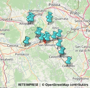 Mappa 56028 San Miniato PI, Italia (11.62222)