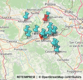 Mappa 56028 San Miniato PI, Italia (9.63813)