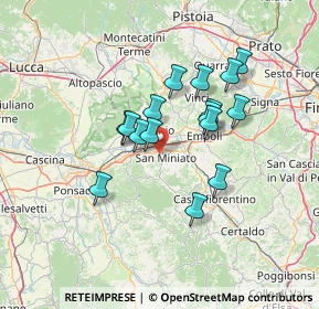 Mappa 56028 San Miniato PI, Italia (11.4125)