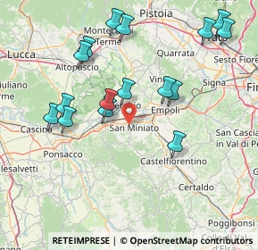 Mappa 56028 San Miniato PI, Italia (17.085)