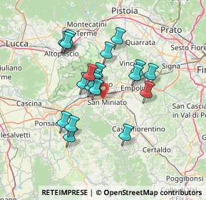 Mappa 56028 San Miniato PI, Italia (11.7375)