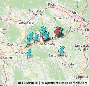 Mappa 56028 San Miniato PI, Italia (8.16176)