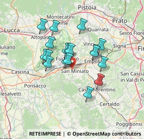 Mappa 56028 San Miniato PI, Italia (11.28222)
