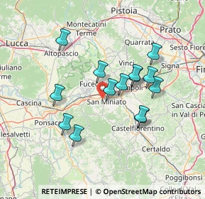 Mappa 56028 San Miniato PI, Italia (12.685)