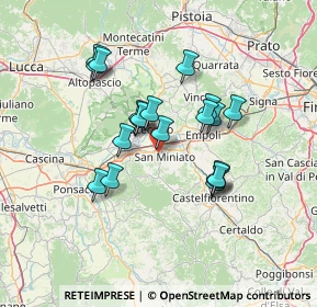 Mappa 56028 San Miniato PI, Italia (11.8625)