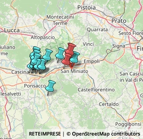 Mappa 56028 San Miniato PI, Italia (13.334)