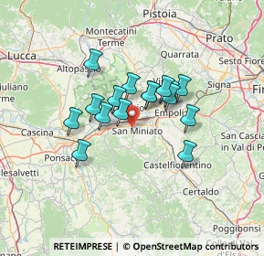 Mappa 56028 San Miniato PI, Italia (10.1025)