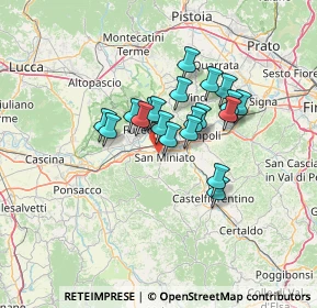 Mappa 56028 San Miniato PI, Italia (9.859)