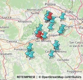 Mappa 56028 San Miniato PI, Italia (12.53895)