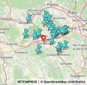 Mappa 56028 San Miniato PI, Italia (11.6875)