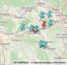 Mappa 56028 San Miniato PI, Italia (11.55455)