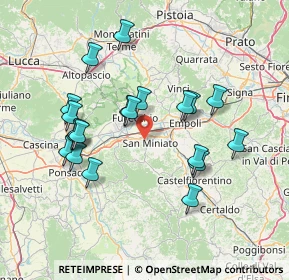 Mappa 56028 San Miniato PI, Italia (14.657)