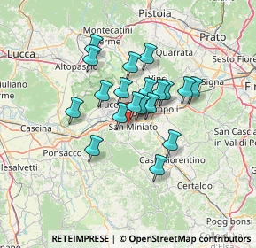 Mappa 56028 San Miniato PI, Italia (10.16684)