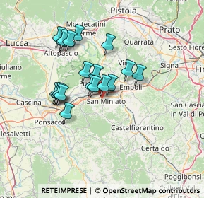 Mappa 56028 San Miniato PI, Italia (12.045)