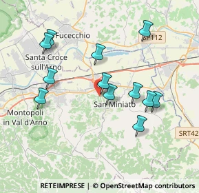 Mappa 56028 San Miniato PI, Italia (3.765)