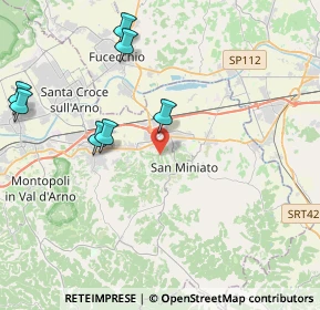 Mappa 56028 San Miniato PI, Italia (7.00385)
